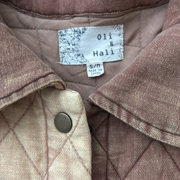Oli & Hali Quilted Mineral Washed Jacket - Picture 2 of 5